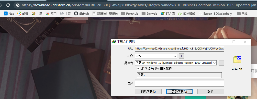 IDM下载界面